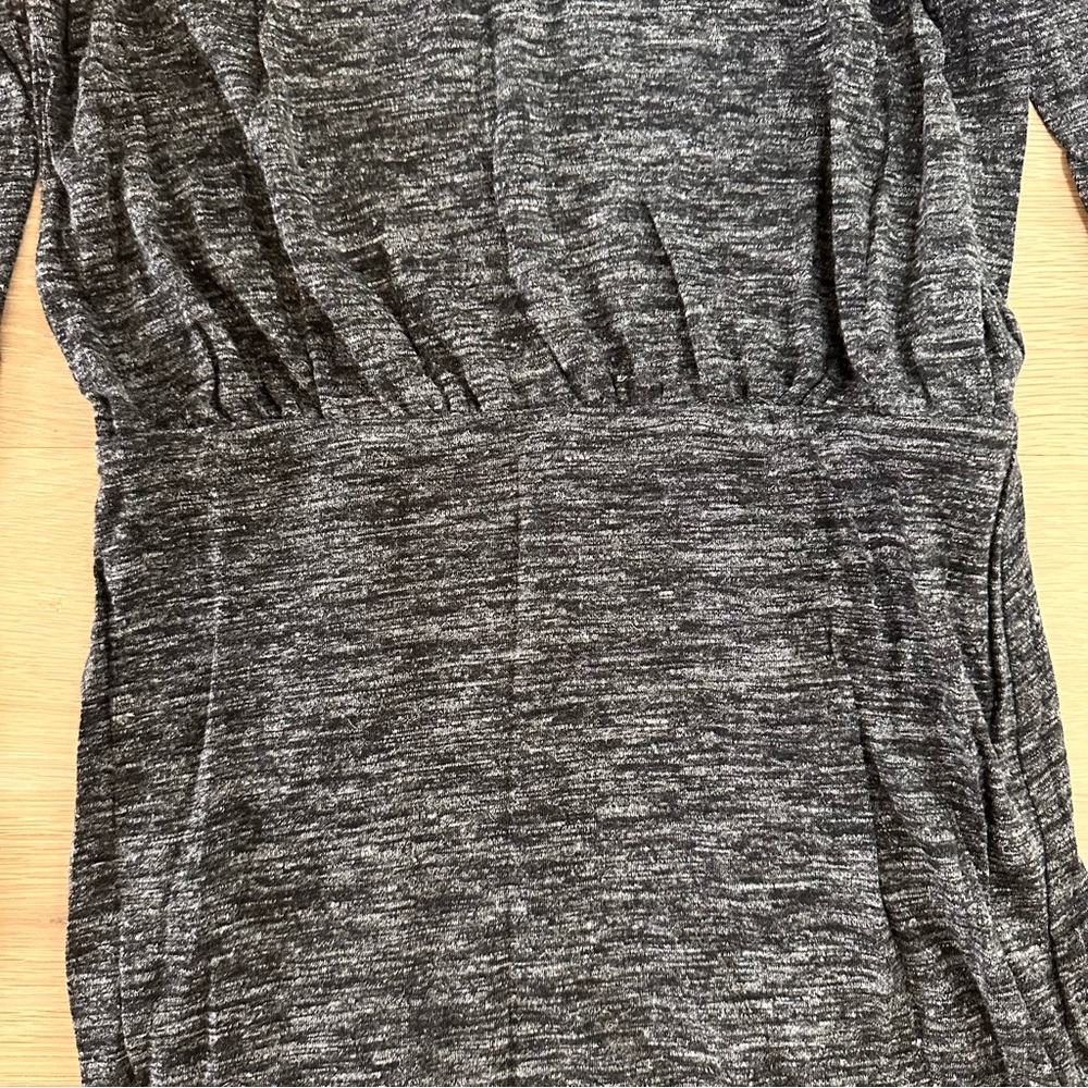WILFRED - BERCOT DRESS - HEATHER BLACK - SIZE MEDIUM - Picture 4 of 5